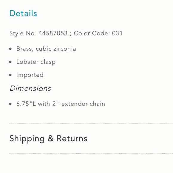 NWT Anthropologie Delicate Opal Gem Necklace - Picture 4 of 4